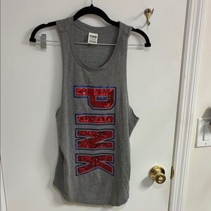 PINK Victoria's Secret Gray Tank Top in Sz XS